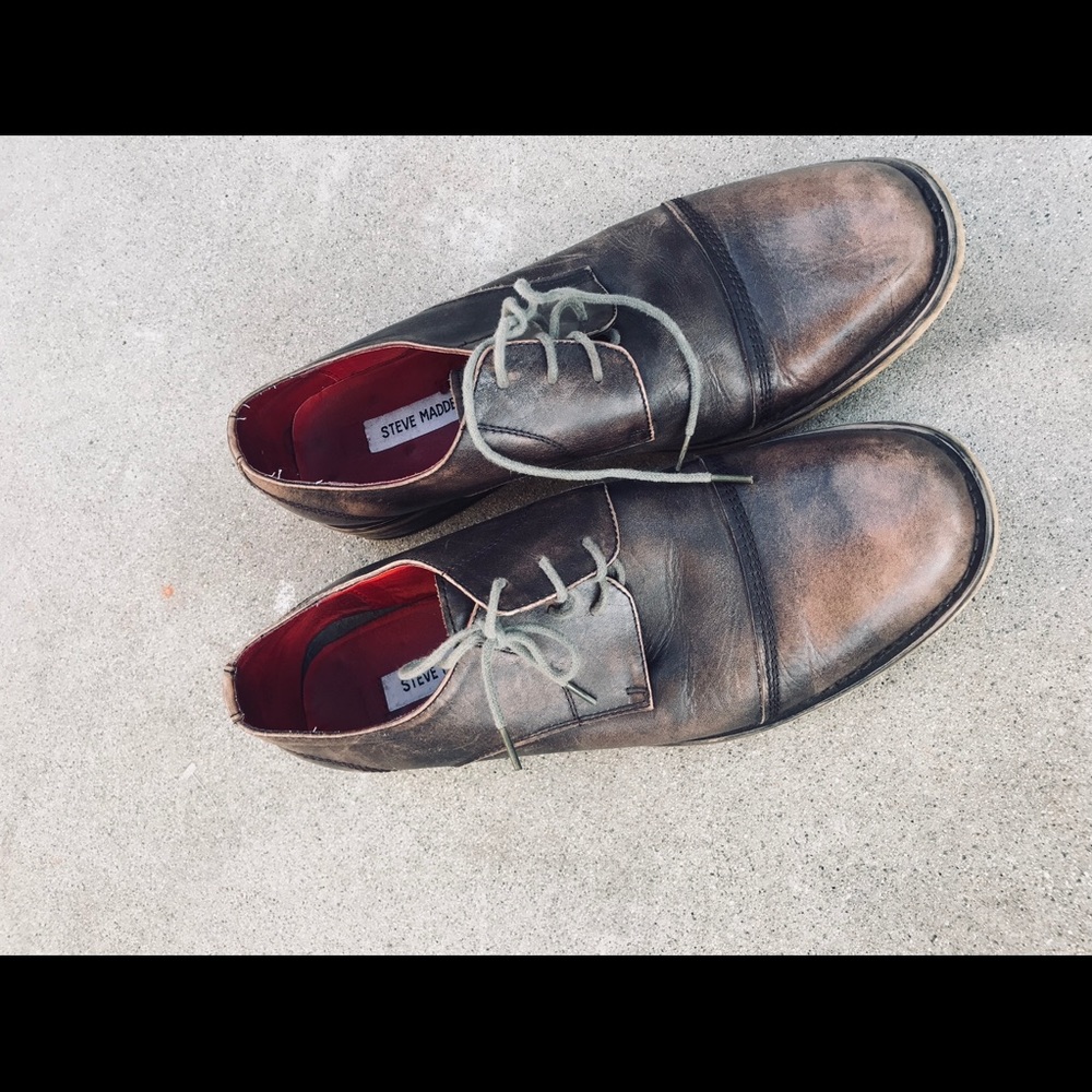 Leather shoes
